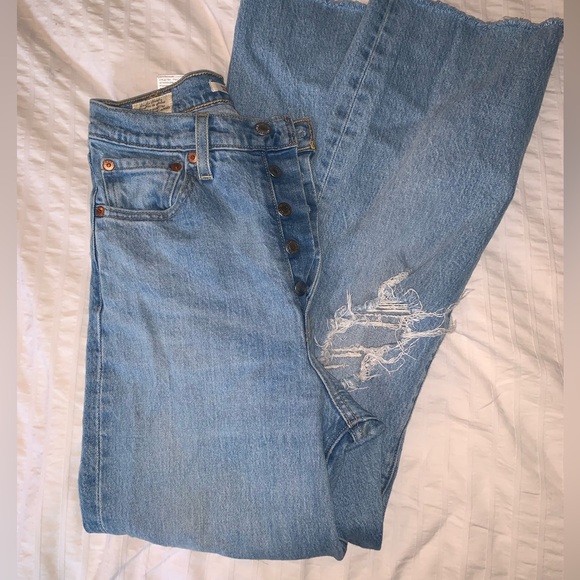 levi’s ribcage straight ripped jeans - Picture 2 of 4